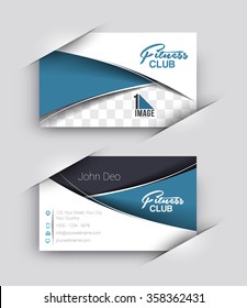 Modern Business Card Vector Template.