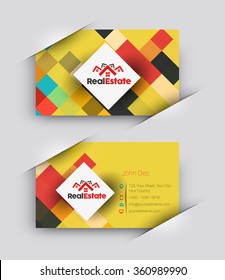 Modern Business Card Vector Template.