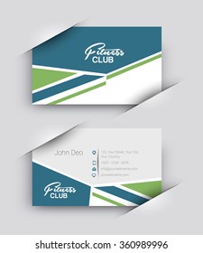 Modern Business Card Vector Template.