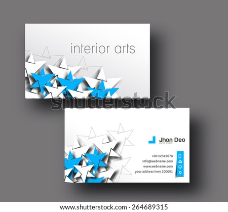 Modern Business Card Vector Template