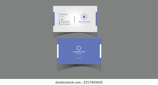 Modern Business card, visiting card and awesome calling card design and template