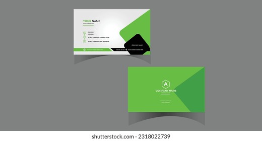 Modern Business card, visiting card and awesome calling card design and template