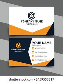 Modern Business Card, Visiting Card, Corporate Business Card, Creative And Clean Business Card Design Template