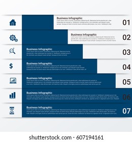 Modern Business Circle Infographic Template.