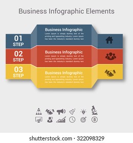 Modern business circle origami style options banner. Vector illustration. can be used for work flow layout, diagram, number options, step up options, web design, infographics.