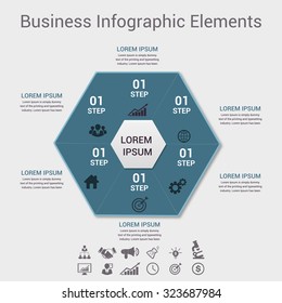 Modern business circle origami style options banner. Vector illustration. can be used for workflow layout, diagram, number options, step up options, web design, infographics.