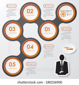 Modern business clean banners template/graphic or website layout. can be used for workflow layout, diagram, number options, banner, web design, infographics.