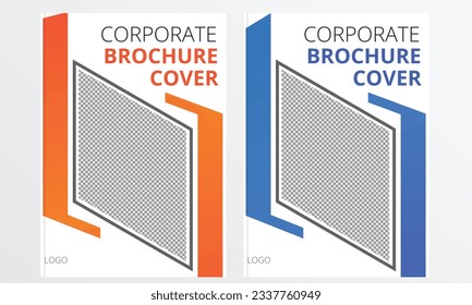 Cubierta moderna del folleto del perfil de la empresa empresarial y plantilla de diseño de portada de libros