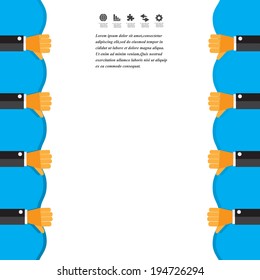 Modern business concepts in flat design for web, mobile applications, seo optimizations, business, social networks, e-commerce,planning and teamwork