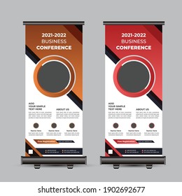 Modern Business Conference Roll up Banner