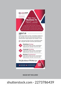 Modern Business Corporate DL Flyer Rack Card Template