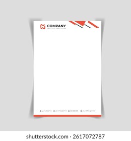 Modern Business Corporate Letterhead Design Template