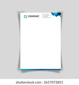 Modern Business Corporate Letterhead Design Template