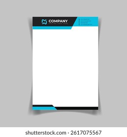 Modern Business Corporate Letterhead Design Template