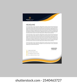  modern business and corporate letterhead template Vector business letterhead design template, letterhead in a4