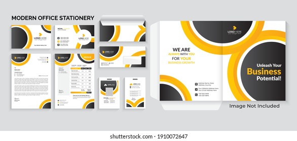 Modern Business Corporate Stationery Template Design