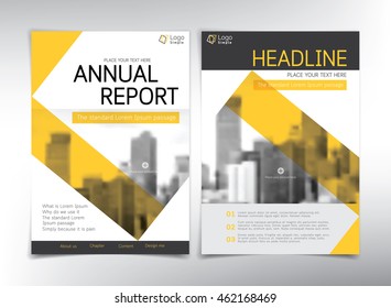 Modern business cover page, vector template  - can be used for annual report, flyer, brochure, leaflet and more