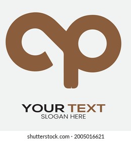 Modern business creative concept graphic letter template
