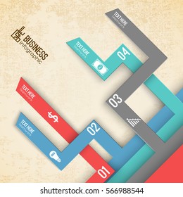 Modern business design background vector illustration