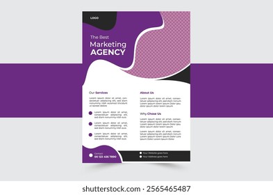 Modern Business Digital Marketing Agency Flyer Template 