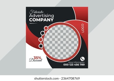 Modern business digital marketing social media post web banner template, Facebook post, Instagram post