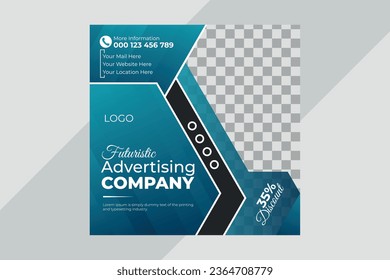 Modern business digital marketing social media post web banner template, Facebook post, Instagram post