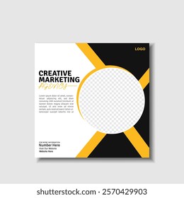 Modern Business Eye Catchy Social Media Post Design