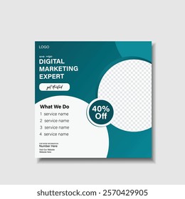 Modern Business Eye Catchy Social Media Post Design