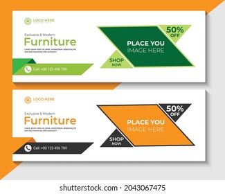Modern and  Business Facebook Cover Design, Facebook Banner template Design, Web Banner Social Media post Design Template