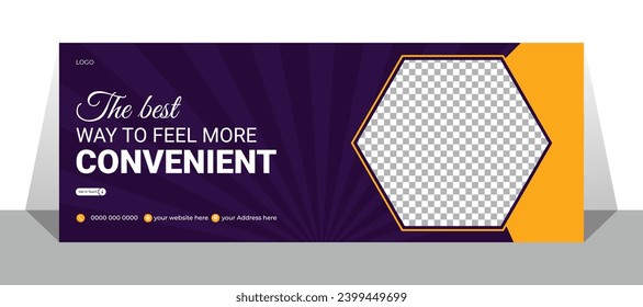 modern business facebook cover design