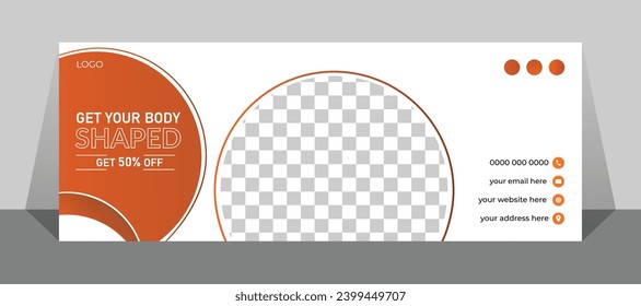 modern business facebook cover design