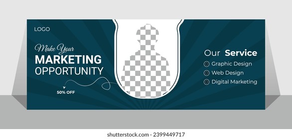 modern business facebook cover design