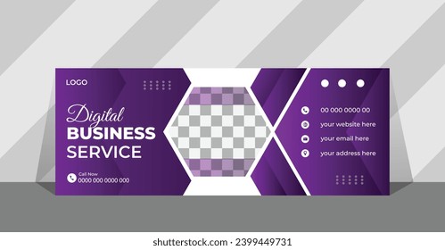 modern business facebook cover design