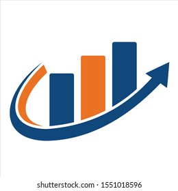 Modern Business Financial Advisors Logo Design Template