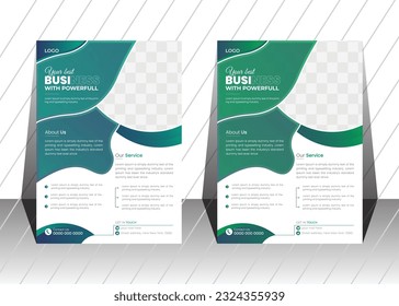 Modern Business Flyer. Flyer Design. Leaflets a4 Template. , Corporate Business Flyer Design Template, Flyer Design Layout in A4, Vector Template