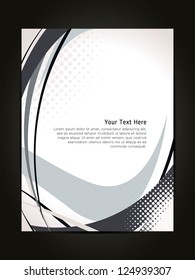 Modern Business Flyer Design, Minimal design Eps10 nice color tone waves with grunge.