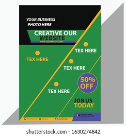 Modern Business flyer design template