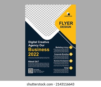 Modern Business Flyer design template