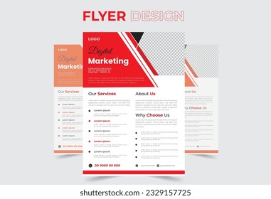 Modern Business Flyer Design template. Multipurpose Professional
 modern letterhead design. business style print ready 
for your corporate Company. Stationery.
