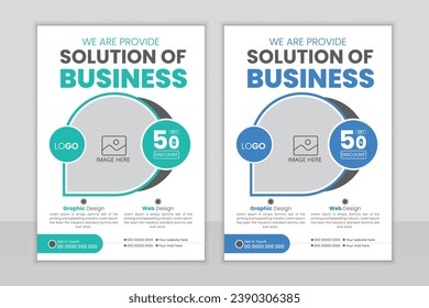 modern business flyer design template, corporate flyer design, brochure cover, simple flyer design, brochure flyer in a4