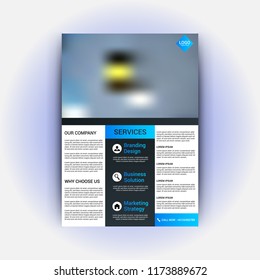 Modern business flyer template