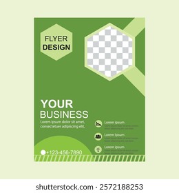 Modern business flyer template Design