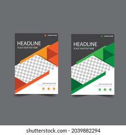Diseño moderno de plantillas vectoriales de volante de negocios. diseño de volante de agencia de marketing creativa. Plantilla de folleto de folleto de folleto. plantilla de folleto de 2 páginas