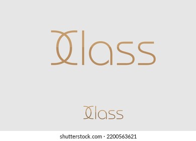 Modern Business Font Style Of Word Class