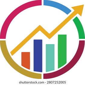 Modern business growth logo featuring a colorful bar chart with an upward arrow enclosed in a circular design. Ideal for financial analytics, business performance, statistics, investment, digital marketing, startup branding, dashboards, presentations, fintech, and corporate identity.

#BusinessGrowth #Analytics #BarChart #GrowthChart #Statistics #Finance #Business #DataVisualization #FinancialGrowth #Investment #Performance #KPI #Dashboard #Marketing #Startup #Profit #Success #Infographic #VectorLogo #ModernLogo #Branding #Corporate #Fintech #BusinessAnalytics #GrowthTrend