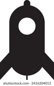 Elemento vectorial de icono comercial moderno