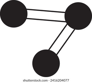 Elemento vectorial de icono comercial moderno