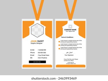 Modern Business Id Card Design