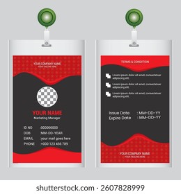 Modern Business Id Cards Design Template.