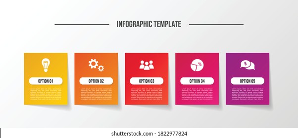 Modern business infograph. Diagram. Vector